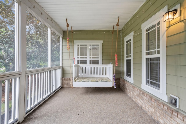 1000 Swanson Ln, Franklin, TN 37064 - view of unfurnished sunroom