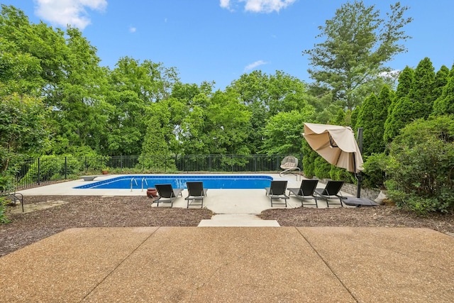 410 Springhouse Ct, Franklin, TN 37067 - view of pool featuring a patio area and fence