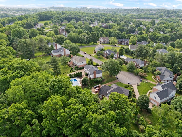410 Springhouse Ct, Franklin, TN 37067 - aerial view of residential area with a forest
