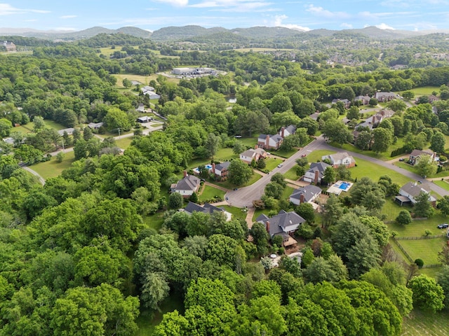 410 Springhouse Ct, Franklin, TN 37067 - aerial view of a mountainous background and a forest