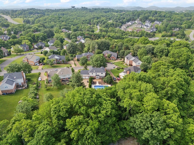 410 Springhouse Ct, Franklin, TN 37067 - aerial view of residential area with a forest