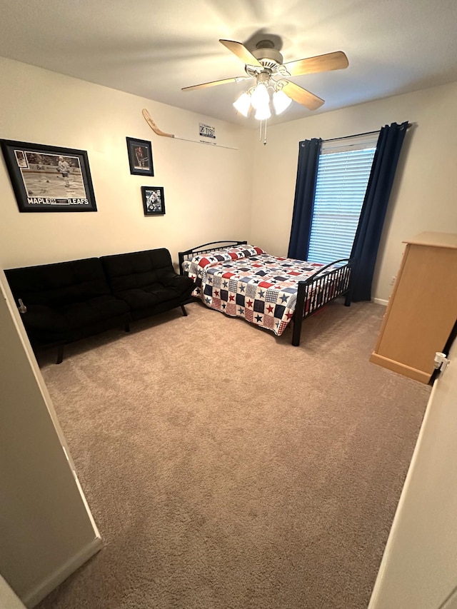 1224 Whiteside Hill Rd, Wartrace, TN 37183 - carpeted bedroom with ceiling fan