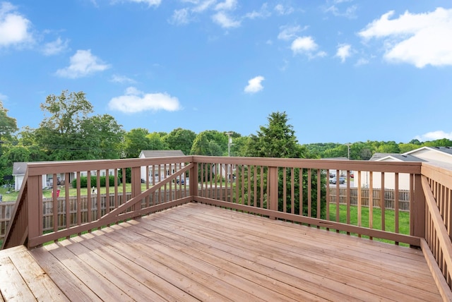 1493 Mcclardy Rd, Clarksville, TN 37042 - deck featuring a fenced backyard and view of wooded area
