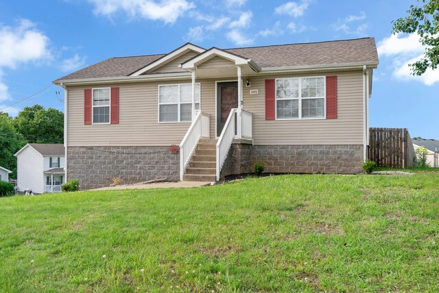 1493 Mcclardy Rd, Clarksville, TN 37042 - single story home featuring roof with shingles