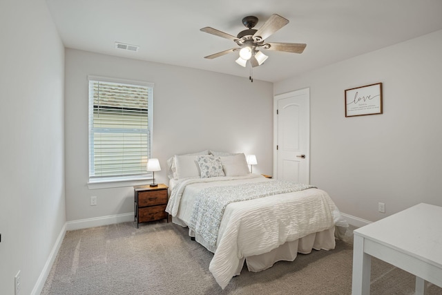 654 Taylor Bend Rd, Columbia, TN 38401 - carpeted bedroom with multiple windows, baseboards, and ceiling fan