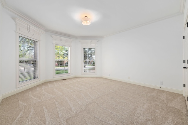 5417 Cavendish Dr, Murfreesboro, TN 37128 - carpeted empty room featuring ornamental molding and baseboards