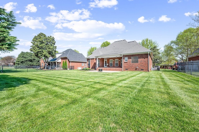 5417 Cavendish Dr, Murfreesboro, TN 37128 - rear view of property with crawl space and brick siding