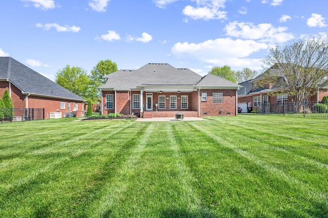5417 Cavendish Dr, Murfreesboro, TN 37128 - back of house with a patio and brick siding