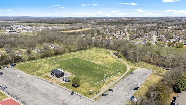 aerial view of property's location