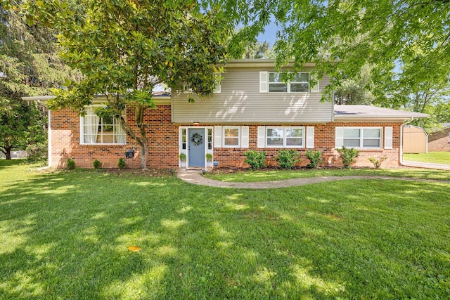 906 Temple Ct, Murfreesboro, TN 37130 - view of front facade featuring a front lawn and brick siding