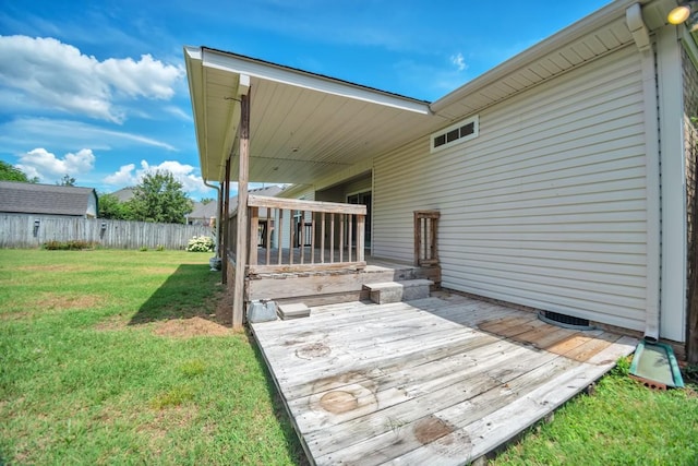view of deck