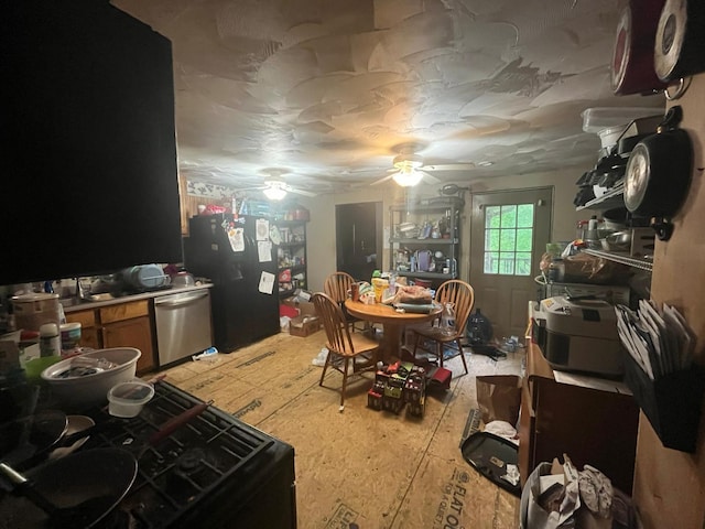 170 Keystone, Morris Chapel, TN 38361 - dining space with a ceiling fan