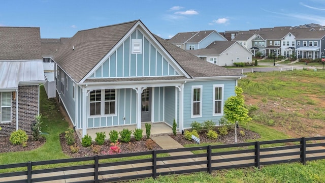 513 Perrin Aly, Antioch, TN 37013 - view of front of property featuring covered porch, a residential view, and roof with shingles