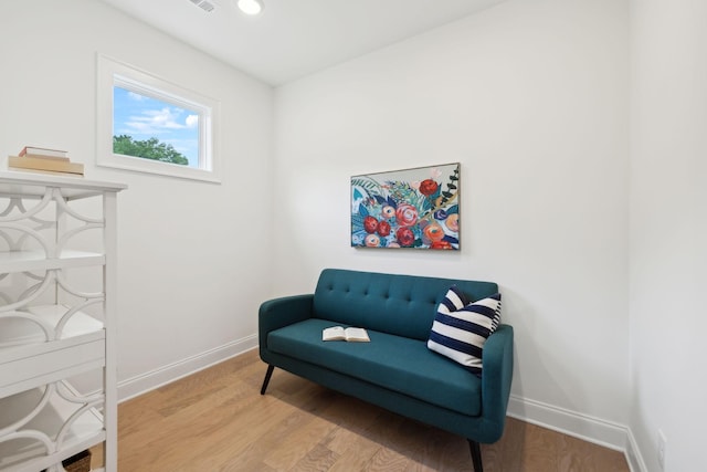 7214 Neills Branch Dr, College Grove, TN 37046 - sitting room featuring baseboards and light wood-type flooring