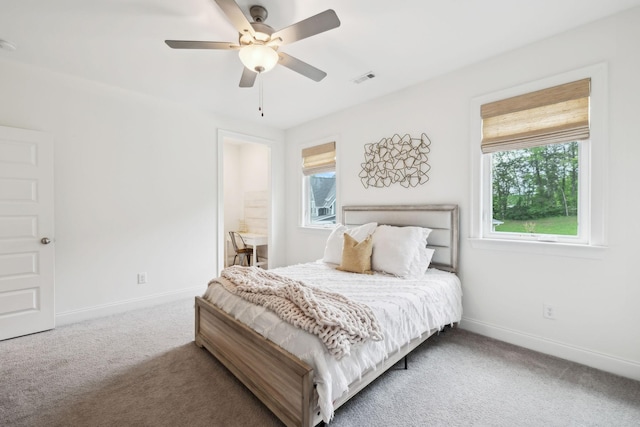 7214 Neills Branch Dr, College Grove, TN 37046 - bedroom with carpet floors, baseboards, and ensuite bath
