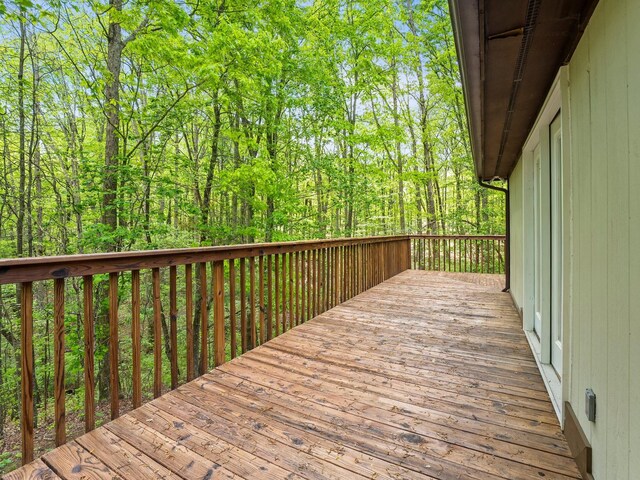 view of deck