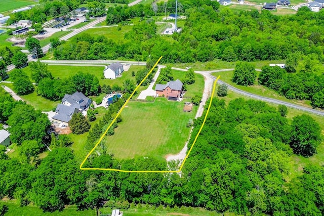 2025 Lewisburg Pike, Franklin, TN 37064 - aerial overview of property's location with property boundaries highlighted