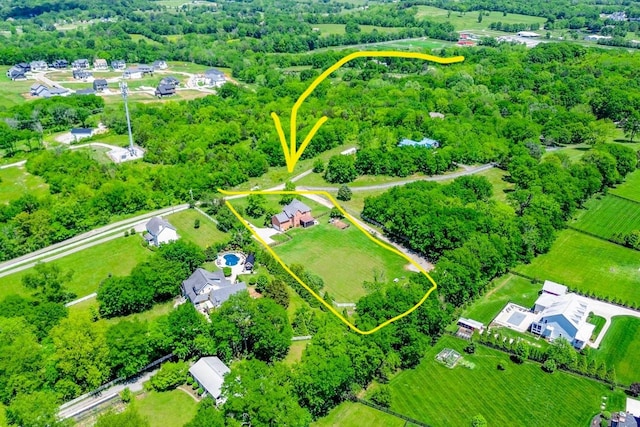 2025 Lewisburg Pike, Franklin, TN 37064 - drone / aerial view