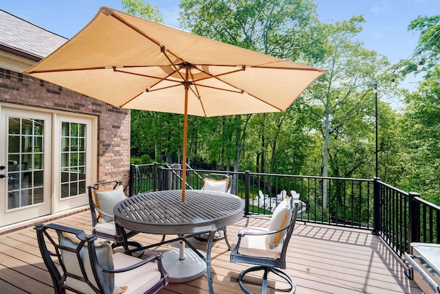 6752 Falls Ridge Ln, College Grove, TN 37046 - view of wooden terrace