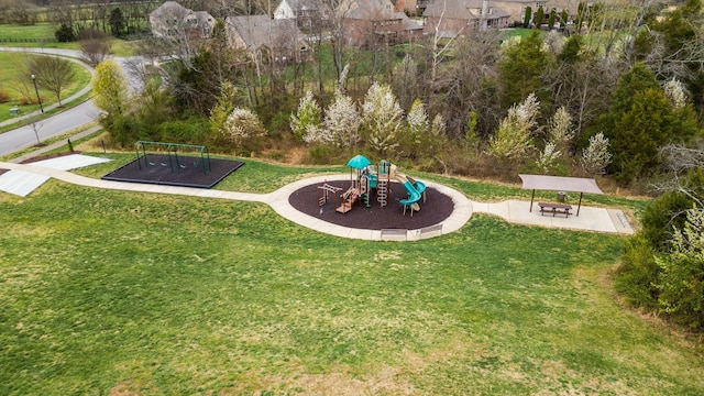 6752 Falls Ridge Ln, College Grove, TN 37046 - view of home's community with a yard