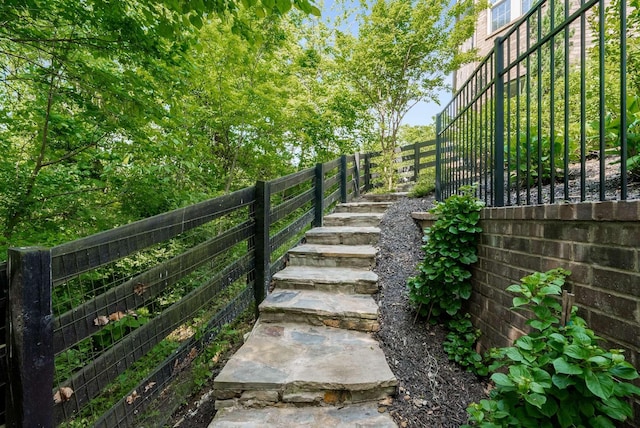 6752 Falls Ridge Ln, College Grove, TN 37046 - view of yard with fence