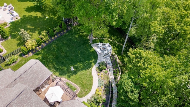6752 Falls Ridge Ln, College Grove, TN 37046 - bird's eye view