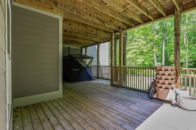 2507 Eagle Creek Way, Signal Mountain, TN 37377 - view of wooden terrace