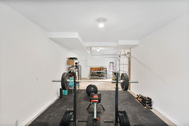 2507 Eagle Creek Way, Signal Mountain, TN 37377 - exercise room with baseboards
