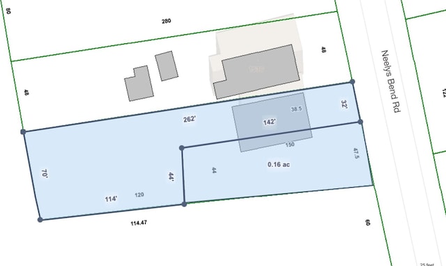 1538 Neelys Bend Rd, Madison, TN 37115 - map showing property parcels