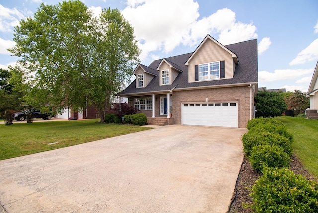 1334 Davy Crockett Dr, Murfreesboro, TN 37129 - view of front of property featuring brick siding, concrete driveway, an attached garage, and a front yard