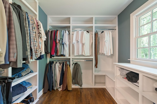 5175 Granny White Pike, Nashville, TN 37220 - spacious closet with dark wood finished floors