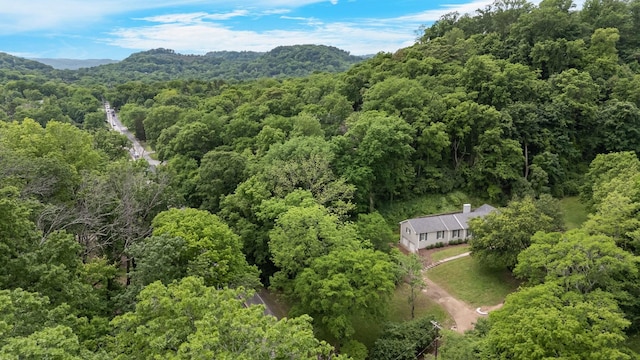 5175 Granny White Pike, Nashville, TN 37220 - aerial view of property and surrounding area featuring a forest