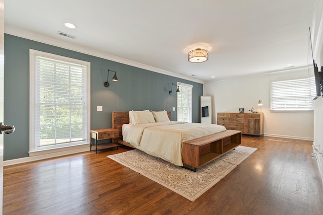 5175 Granny White Pike, Nashville, TN 37220 - bedroom with crown molding, wood finished floors, and baseboards