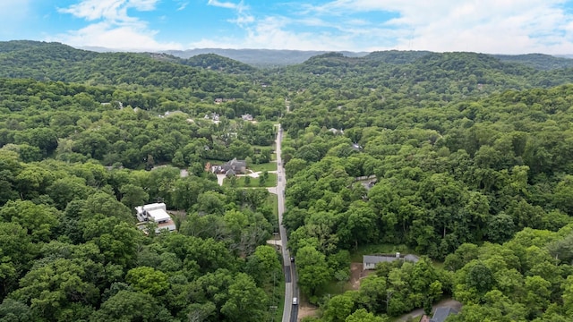 5175 Granny White Pike, Nashville, TN 37220 - drone / aerial view of a forest and a mountain backdrop