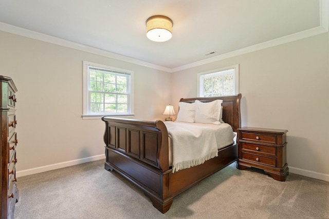 5175 Granny White Pike, Nashville, TN 37220 - bedroom with crown molding, baseboards, and carpet floors