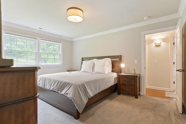 5175 Granny White Pike, Nashville, TN 37220 - bedroom with ornamental molding and light carpet