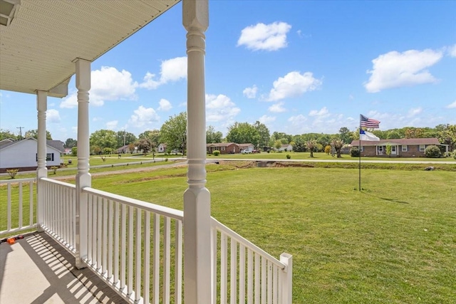 890 Akersville Rd, Lafayette, TN 37083 - view of green lawn with covered porch