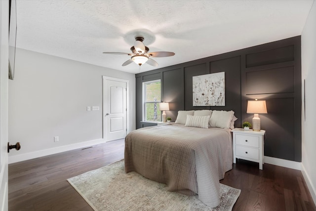 593 Gaulden Hollow Rd, Lafayette, TN 37083 - bedroom featuring baseboards, wood finished floors, and a ceiling fan