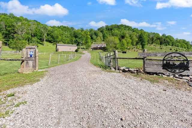593 Gaulden Hollow Rd, Lafayette, TN 37083 - view of community with a rural view and a forest view