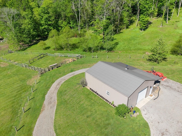 593 Gaulden Hollow Rd, Lafayette, TN 37083 - drone / aerial view