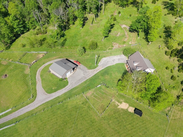 593 Gaulden Hollow Rd, Lafayette, TN 37083 - view from above of property