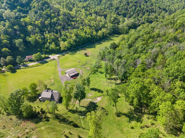 593 Gaulden Hollow Rd, Lafayette, TN 37083 - overview of rural landscape with a forest