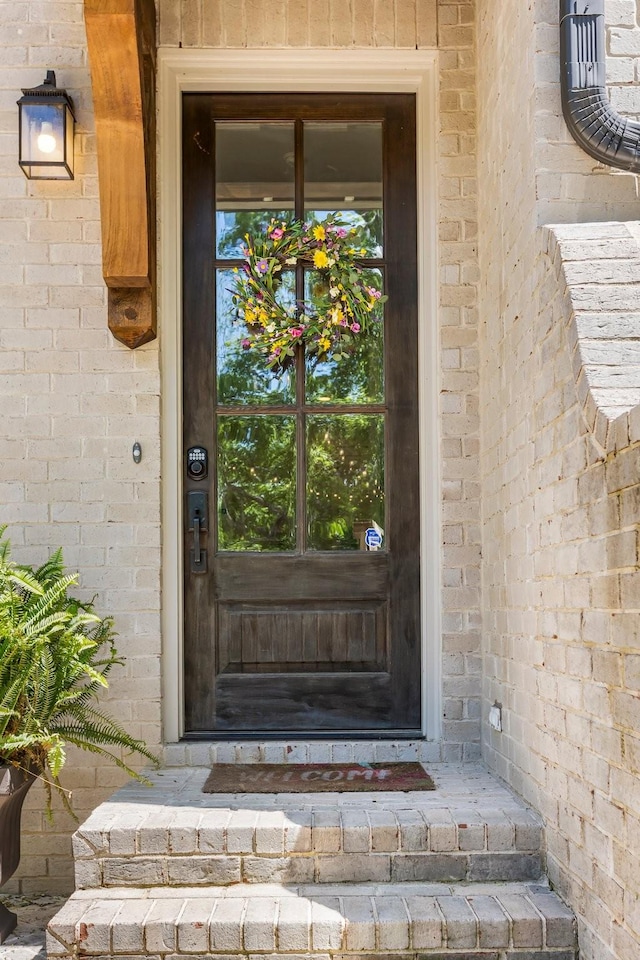 3692 Auburn Ln, Nashville, TN 37215 - view of exterior entry featuring brick siding