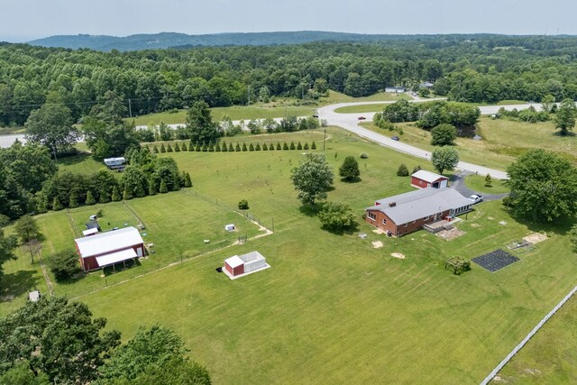 82 Drake And Shockley St, Spencer, TN 38585 - aerial view of sparsely populated area with a heavily wooded area