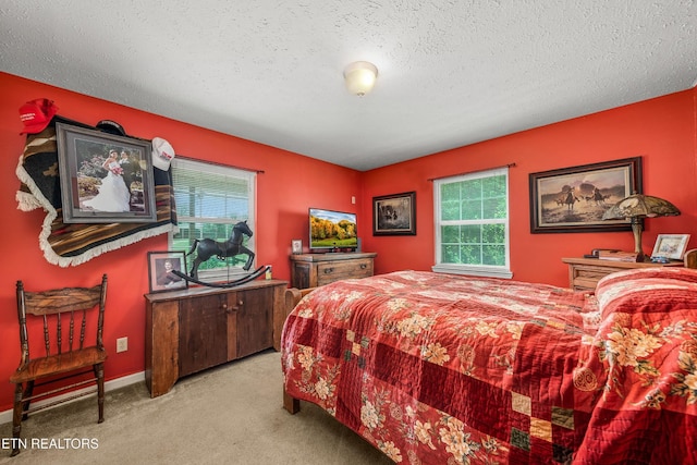 6756 Old State Highway 111, Spencer, TN 38585 - carpeted bedroom with a textured ceiling