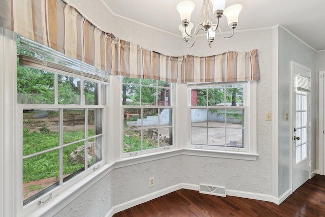 111 Lois Ln, Clarksville, TN 37043 - unfurnished sunroom with a chandelier