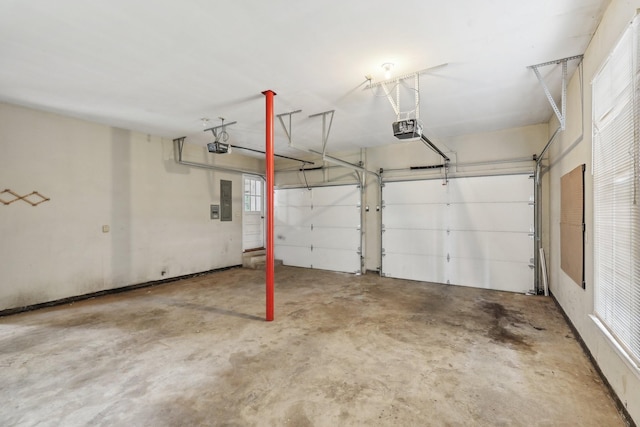 111 Lois Ln, Clarksville, TN 37043 - garage with a garage door opener and electric panel
