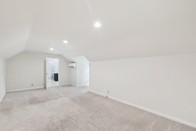 111 Lois Ln, Clarksville, TN 37043 - bonus room featuring light carpet, vaulted ceiling, recessed lighting, and baseboards