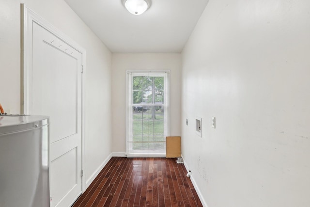 111 Lois Ln, Clarksville, TN 37043 - doorway to outside featuring baseboards and wood-type flooring