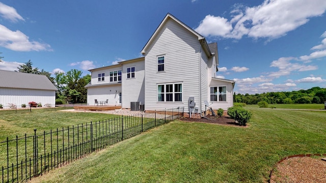 548 Buddy Rd, Burns, TN 37029 - rear view of house with central AC